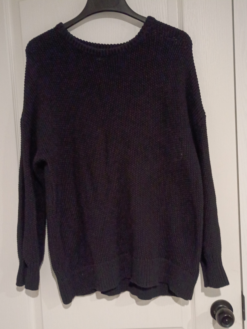 Old Navy - Women's Black Tunic Length Sweater - 100% Cotton - Large